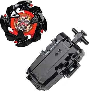 Left-Spin X Top with String Launcher Set, Cobalt Dragoon Attack Type X Series, Great Start Set for Beginners Battling Game