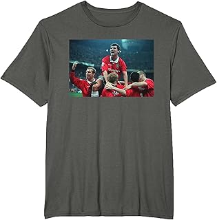 Roy Keane Manchester United Goal V Inter Milan Football T-Shirt