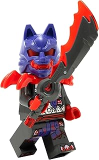 Ninjago Dragons Rising Season 2: Wolf Mask General Minifigure with Sword