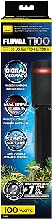 Fluval T100 Fully Electronic Heater for Freshwater Aquariums up to 30 Gal.