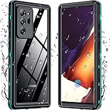 for Samsung Galaxy Note 20 Ultra Case Waterproof, [Military-Grade Drop Protection] [IP68 Underwater] Full Body Heavy Duty Rugged Shock-Proof Case for Note 20 Ultra 6.9''-Teal