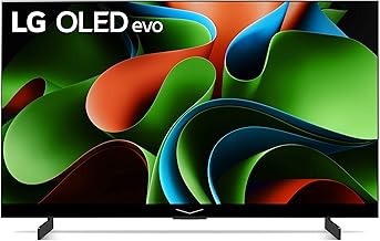 C3 Series 42-Inch Class OLED evo 4K Processor Smart TV for Gaming with Magic Remote AI-Powered OLED42C3PUA, 2023 with Alexa Built-in
