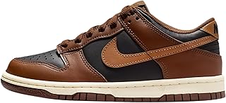 Dunk Low Big Kids' Shoes (Black/Cacao Wow/Coconut Milk/British Tan)