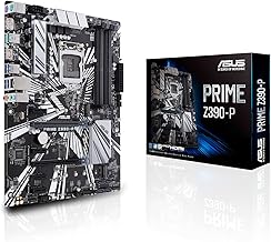 Prime Z390-P LGA1151 (Intel 8th and 9th Gen) ATX Motherboard for Cryptocurrency Mining(BTC) with Above 4G Decoding, 6xPCIe Slot and USB 3.1 Gen2