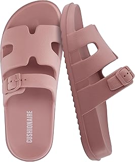Orbit Waterproof EVA Womens Sandals -Comfortable Summer Slip On Slides for Women with Adjustable Buckle Strap
