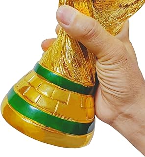 10.5 Inch World Cup Trophy Replica Football Award Champion Soccer Trophy Ideas for Soccer Fans