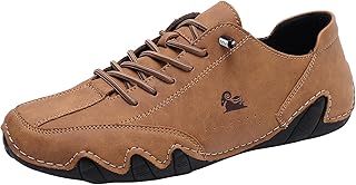 Driving Shoes for Men Casual Slip Ons Mens Fashion Shoes Comfort Handmade Chukka Dress Casual Shoes
