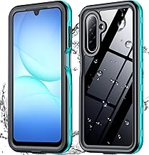 for Samsung Galaxy A17 Waterproof Case, IP68 Waterproof Case, Military-Grade Drop Protection, Full-Body Shockproof Dustproof Cover,Teal