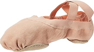 Womens Bloch Dance Women's Synchrony Split Sole Stretch Canvas Ballet Slipper/Shoe