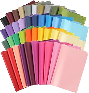 Koogel 320 Sheets Tissue Paper, 40 Colors Gift Tissue Paper for Gift Bags 14x10 Inch for Crafts DIY Project Wedding Birthday Party Favors