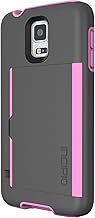 Stowaway for Samsung Galaxy S5 - Gray/Light Pink