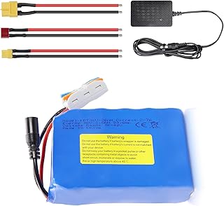 KBT 36V 2.6Ah Rechargeable Lithium Battery with Charger, Charging Cable, Cable Connector