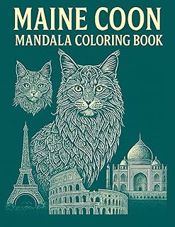 Maine Coon Coloring Book