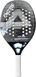 AMA SPORT Beach Tennis Racket 3K Carbon Fiber with EVA Foam Core Professional Carbon Beach Tennis Paddle for Advanced Players (Blue)