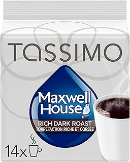 Tassimo Maxwell House Dark Roast - Custom Roasts Collection - 14 T Discs