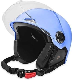 Motorcycle Helmet for Adults Half Helmet with Windproof Mask for Cruiser , Road Bikes, Electric Bikes, Scooter Cool Helmet for Men and Women,DOT Approved