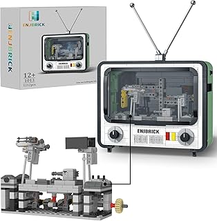 Ideas Retro TV Building Set for Adults,Christmas Toys for Boys and Girls 8-14years 1212 PCS
