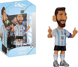 Minix Lionel Messi Argentina Collectible Figurine 12cm Official National Team Soccer Figure Display Gift for Football Fans