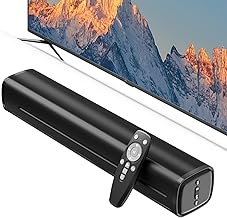 Sound Bar for Smart TV, Sound Bar, Bluetooth Soundbar for TV, 50W Surround Sound Speakers, with Optical/AUX/USB, for Surround Sound System for TV/PC/Gaming/Projectors
