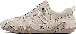 Classic Italian Handmade Suede Anti-Slip Sneakers with Elastic Band for Womens Slip-on Outdoor Non Slip Low Top Hiking Sport Walking Casual Beck Shoes