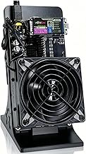 NerdQaxe++ 6TH/s, Bitcoins Miner with BM1370 Asic Chip, 100W Bitaxes Miner, Open-Source Solo Crypto Miner, Dual Fan Design, Silent Home Mining with Lottery Miner Technology