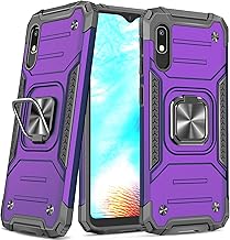 for Samsung Galaxy A10E Case Military Grade Built-in Kickstand Case Holster Armor Heavy Duty Shockproof Cover Protective for Samsung Galaxy A10E Phone Case (Purple)