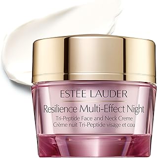 Resilience Multi-Effect Night Tri-Peptide Face and Neck Cream Moisturizer | Plumping & Anti-Aging