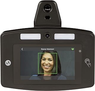uAttend Touch-Free Voice Control and Facial Recognition Time Clock with Temperature Reader (DR2500)