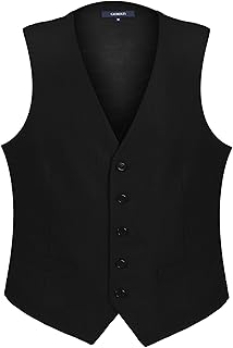 Men's Formal Suit Vest Fit for Business or Casual Dress