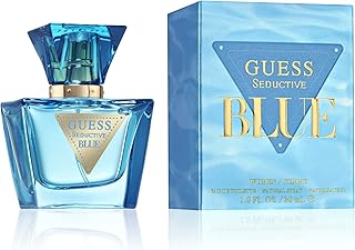 Guess Seductive Blue Women/Femme Eau de Toilette Perfume Spray For Women, 1.0 Fl. Oz.