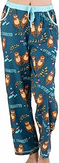 Lazy One Pajamas for Women, Cute Ocean Pajama Pants and Top Separates