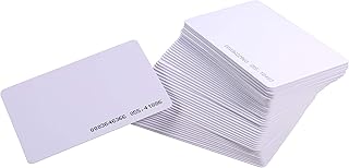 Contactless 125Khz EM RFID Proximity ID Smart Entry Access Card for Access Control Time Attendance (100 Pack)