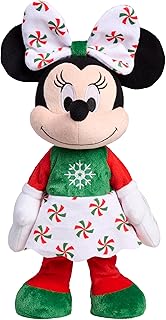 Disney Minnie Mouse Holiday Feature Plush, Kids Toys for Ages 3 Up by Just Play