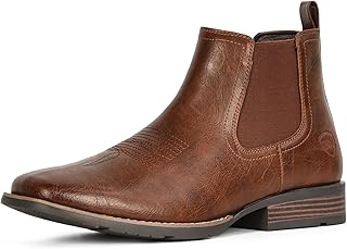 Cowboy Boots For Men Ankle Boots Western Boot Casual Dress Slip On Chelsea Men