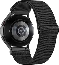 Elastic Band for Samsung Galaxy Active 2 Watch Bands 40mm 44mm Women Men, 20mm Breathable Stretchy Nylon Strap Replacement Wristbands for Samsung Galaxy Active/Active 2