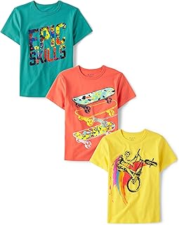Boys The Children's Place Boys Short Sleeve Graphic T- Shirt 3-Pack