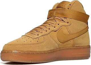 Big Kid's Air Force 1 High LV8 3 Wheat/Wheat-Gum Light Brown (CK0262 700)