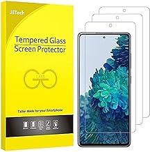 Screen Protector Compatible with Samsung Galaxy S20 FE 6.5-Inch, Tempered Glass Film, 3-Pack