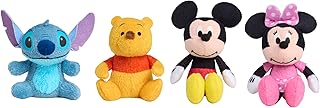 Littlest Friends Plush 4-Pack, 3-inch Stuffed Animals, Kids Toys for Ages 3 Up by Just Play