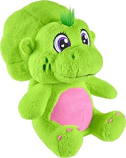 Barney’s World Toddler Toys, Baby Bop Plush, 12-inch Figure with Soft & Cuddly Texture for Pretend Play, Kids Ages 2+ Years