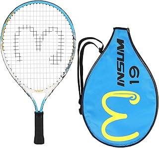 INSUM 17-25 inch Kids Tennis Racket for Aged 2~12 Starter, Multi-Color & Size Toddlers Tennis Racket for Boys & Girls Beginner, Come with Shoulder Cover Bag for Carry