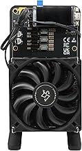 Nerdqaxe++ rev 6.1 Bitcoin Miner, Upgraded 6TH/s 16.5J/TH Efficiency 100W Low Power, 2.4G Signal & Quiet Dual Fan Open-Source Crypto Machine for BTC Solo Mining