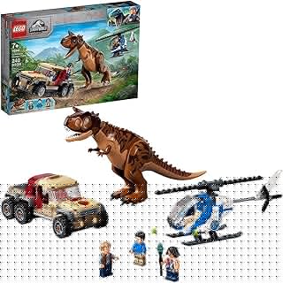 Jurassic World Carnotaurus Dinosaur Chase 76941 Building Kit; Fun Toy Playset for Creative Kids; New 2021 (240 Pieces)