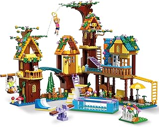 Tree House Building Set Compatible with Lego Friend, 947 PCS Adventure Camp Building Toy, Forest House Building Kit Birthday Gift for Adult Age 14+ Years（YC526）