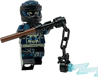 Ninjago Dragons Rising Season 2: Evil Jay Minifigure with Lightning Scythe