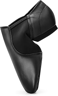 Jazz Shoes for Women Men Leather Upper Slip-on Dance Shoes Unisex