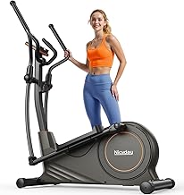Elliptical Exercise Machine, Elliptcal Machine for Home, 15.5IN&16IN&20IN Stride Elliptical Machine, 500LBS Loading Capacity, Elliptcal Training Machine with 16 Level Resistance