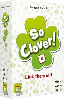 Asmodee So Clover! Party Game - Cooperative Word Association Board Game for Ages 10+, 3-6 Players, 30 Min Playtime
