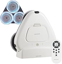 Three-Spin Robot Mop for Hard Floors - Ultra-Quiet 43dB, Powerful Three Mops Wiping, Long Battery & Large Water Tank, Remote Control, Global Design Award Winner