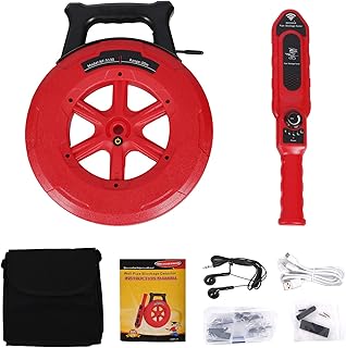 Pipe Blockage Detector Locators - Water Pipe Wall Scanner 40M Pipeline Detector Metal PVC Water Pipes Clogging Tool